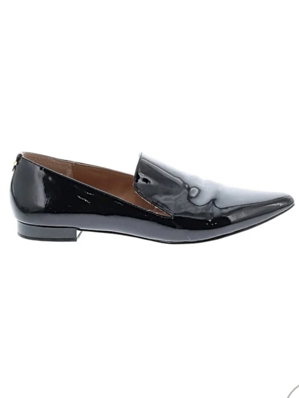 Calvin Klein Elin Pointed-Toe Patent Leather Flats Size 7
